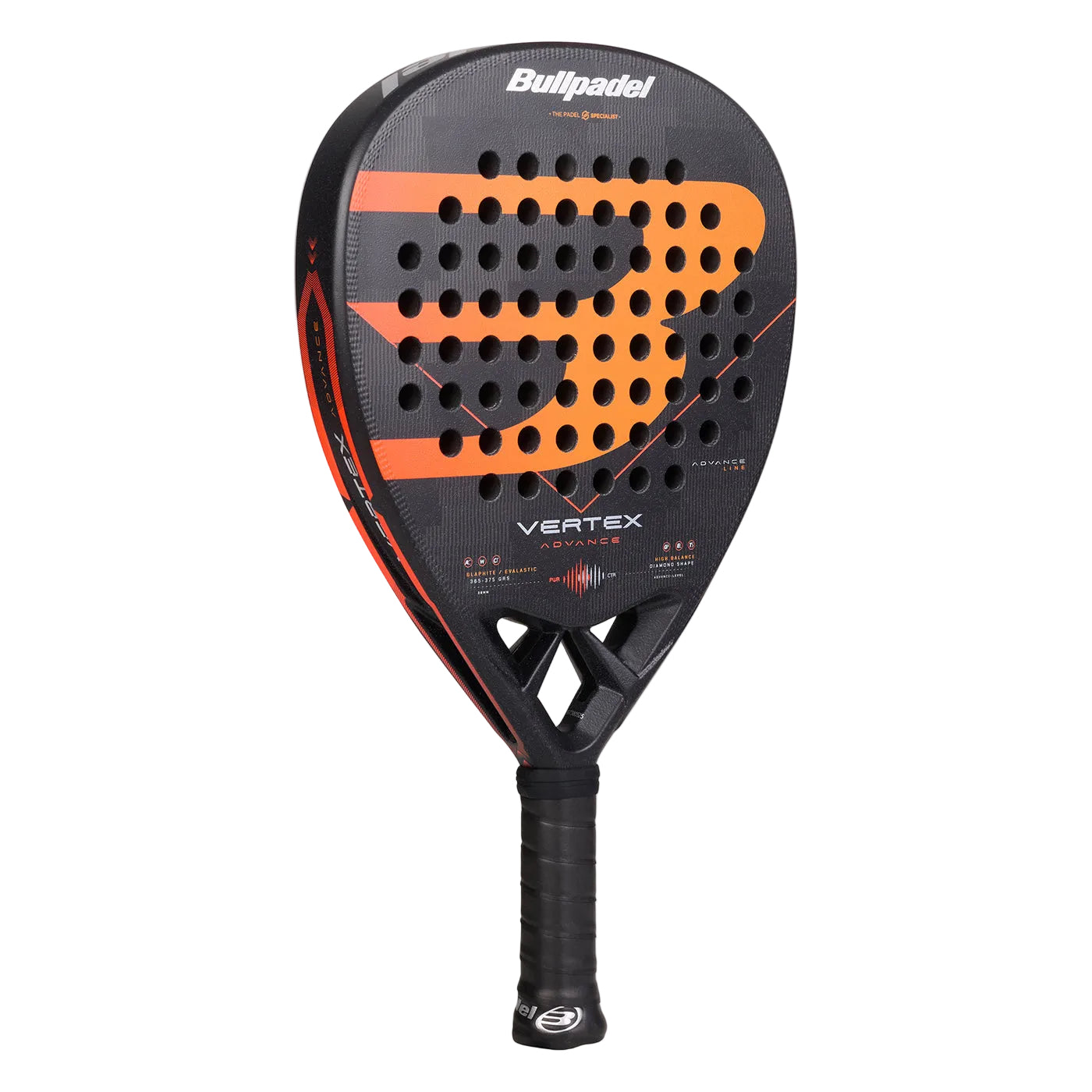 The main image of the Bullpadel Vertex Advance 2026 padel racket available in New Zealand from ThePadelShop.co.nz