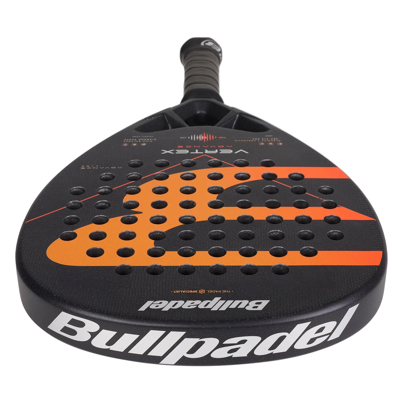 Top image of the Bullpadel Vertex Advance 2026 padel racket available in New Zealand from ThePadelShop.co.nz