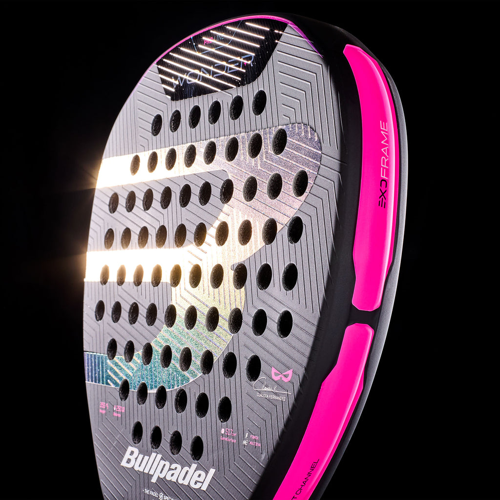Fun image of the Bullpadel Wonder (2027) Padel racket available in New Zealand from ThePadelShopNZ